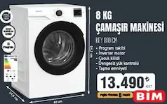 KEYSMART KEY 810 CM 8 KG ÇAMAŞIR MAKİNESİ